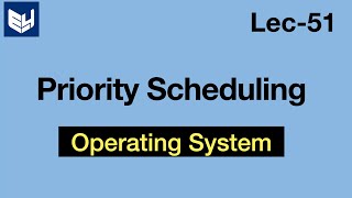 Priority scheduling Algorithm  Example  OS  Lec51  Bhanu Priya [upl. by Asenev241]