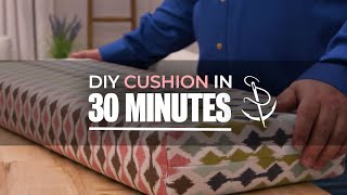 Make a Box Corner Cushion  The 30 Minute Cushion [upl. by Scholem987]