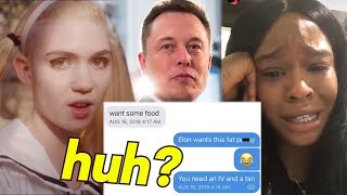 This Grimes and Elon Musk Drama with Azealia Banks Is Kind of Creepy [upl. by Nodababus]