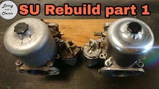 SU Carburettor  Rebuild part 1 Disassembly [upl. by Anawyt868]