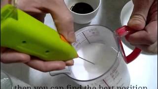 How To Make Latte Art with Mini Milk Frother [upl. by Jotham]