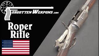 Roper Repeating Rifle  An Early Type of Cartridge [upl. by Eerhs255]