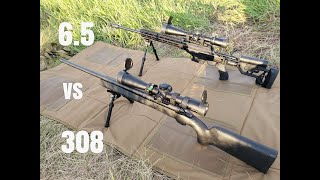 308 vs 65 creedmoor at 1000 yards [upl. by Berkin205]