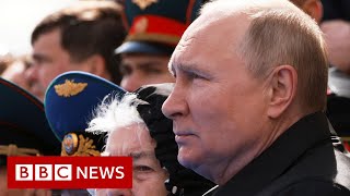 Russia’s Putin blames West for war in Ukraine in Victory Day speech – BBC News [upl. by Ahsoyem541]