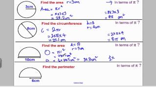 Circles 1 GCSE Higher Maths Tutorial 7 [upl. by Arahat]