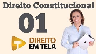 Direito Constitucional  Aula 01  Objeto do Direito Constitucional [upl. by Danella]