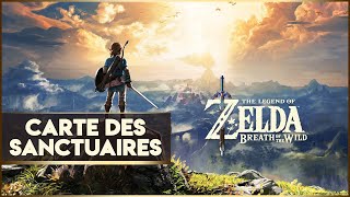 ZELDA BOTW  CARTE DES SANCTUAIRES [upl. by Orly965]