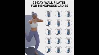 Wall Pilates For Women With Menopause [upl. by Aremus]