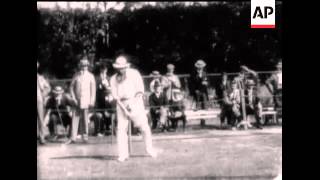 W G GRACE AND RANJI BATTING  NO SOUND [upl. by Brandais97]