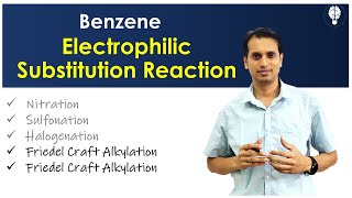 Benzene Part 7 Electrophilic Substitution Reactions  Friedel Crafts Alkylation and Acylation [upl. by Hank801]