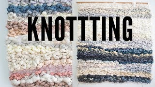 Weaving Technique Knotting [upl. by Mettah729]