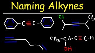 Naming Alkynes  IUPAC Nomenclature amp Common Names [upl. by Yremogtnom]