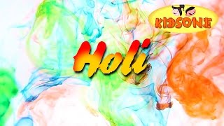 Holi Story in English for Children  Happy Holi  KidsOne [upl. by Wildee]