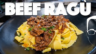 BEEF RAGU PASTA RECIPE BETTER THAN BOLOGNESE  SAM THE COOKING GUY [upl. by Onek]