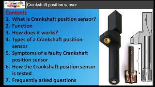 Crankshaft position sensor [upl. by Ytirehc]