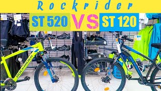 Decathlons Rockrider ST 520 Vs ST 120  Which one is a better MTB under ₹ 30000  ST120 ST520 [upl. by Cos954]