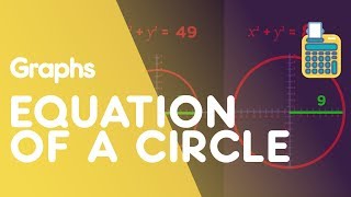 Equation Of A Circle  Graphs  Maths  FuseSchool [upl. by Eiramenna]