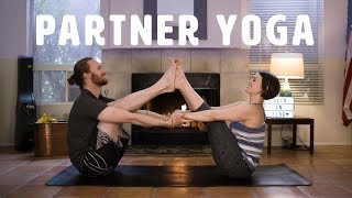 SUPER Fun Partner Yoga Poses  Yoga for Couples or Friends [upl. by Sybilla]