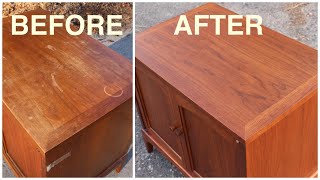 Thrift Store Rescue 8  Mid Century Furniture Restoration [upl. by Odranar349]