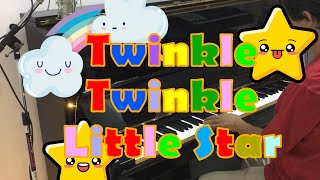 Twinkle Twinkle Little Star Piano Tutorial  Beautiful Folk Songs amp Nursery Rhymes  Kidzstation [upl. by Nnyliram]