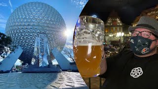 Epcot Biergarten Restaurant 2021  Disney Dining amp Drinks Around World Showcase with Friend’s [upl. by Sheilah]