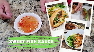 Vietnamese Dipping Sauce  Vietnamese Sweet Fish Sauce [upl. by Htebarual]