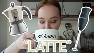 HOW TO MAKE A quotLATTEquot AT HOME moka pot  frother [upl. by Ainslee]