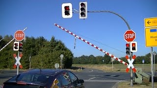 Spoorwegovergang Beelen D  Railroad crossing  Bahnübergang [upl. by Doughty]