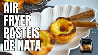 Air Fryer Pastei de Nata Portuguese egg tarts  Quick amp Easy Dessert [upl. by Almat]