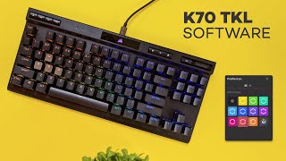 CORSAIR K70 Keyboard iCue Software Setup amp Tutorial [upl. by Orsa352]