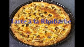 Tarte à la rhubarbe quot recette facile quot [upl. by Niltiak]