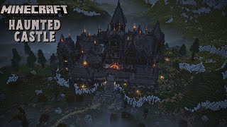 HAUNTED CASTLE  Minecraft Timelapse [upl. by Lagiba]