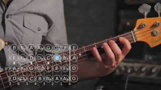 How to Play an F ♯  G Flat Major Scale  Bass Guitar [upl. by Mccafferty]