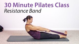 30 Minute at Home Pilates Workout with a Resistance Band [upl. by Ihn]