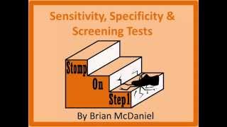 Sensitivity Specificity Screening Tests amp Confirmatory Tests [upl. by Betthezel]