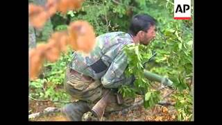 KOSOVO KLA SOLDIERS HOLD POSITIONS IN PROVINCE [upl. by Karame]