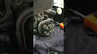 Tecumseh 12 hp valves adjustment [upl. by Eidnam912]