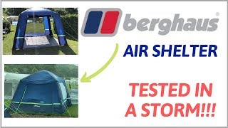 BERGHAUS AIR SHELTER  GAZEBO FULL SET UP amp REVIEW [upl. by Crandell]