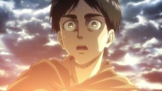 Attack On Titan Season 2 English Dub  Reiner amp Bertholdts Transformation [upl. by Leonidas]