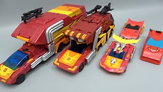 TRANSFORMERS HOT ROD RODIMUS PRIME TRANSFORMATION [upl. by Panaggio882]