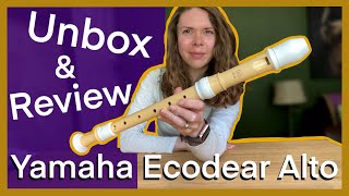 Yamaha Ecodear Alto YRA402B Recorder Unboxing amp Review [upl. by Dyan]