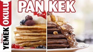 Pankek Pancake Tarifi 🥞 Çikolatalı ve Sadece Pankek Yapımı Tarifleri [upl. by Oninotna]