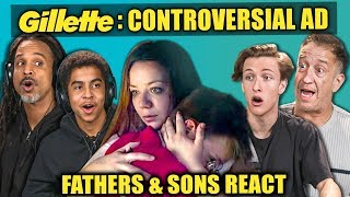 Fathers amp Sons React To Controversial Gillette Commercial [upl. by Niabi]