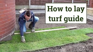 How to lay turf  ultimate lawn fitting guide [upl. by Steffie]