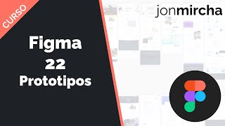 Curso Figma 22 Prototipos  jonmircha [upl. by Yenruoc]