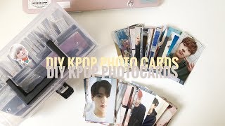 how to make kpop photocards 📷✨ [upl. by Eerat]