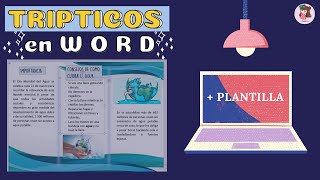 ✨💻 COMO HACER UN TRIPTICO EN WORD 2021 [upl. by Enecnarf619]