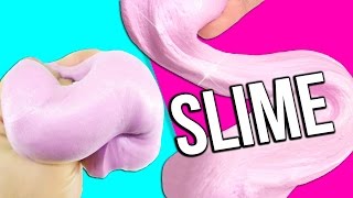 HAZ SLIME ESPONJOSO SIN BORAX  DIY FLUFFY SLIME  Tutoriales Belen [upl. by Frodi]