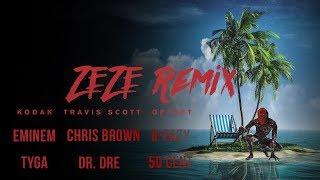 ZEZE Remix  Eminem Tyga GEazy Chris Brown Travis ScottDr Dre50 CentOffset Nitin Randhawa [upl. by Ayiram495]