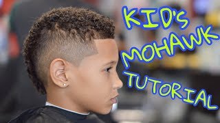 How To Cut A Mohawk With Curls On Top [upl. by Anissa]